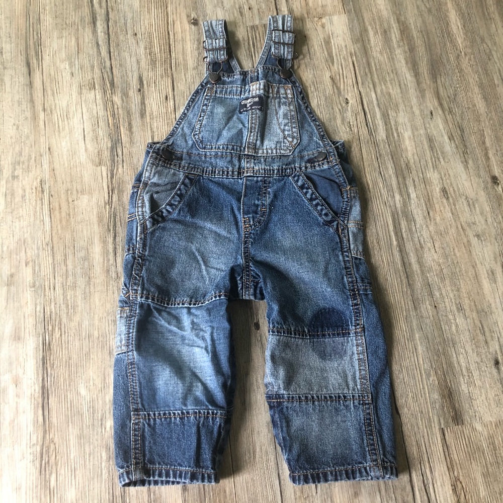 EUC. Oshkosh Denim Overalls - Toddler